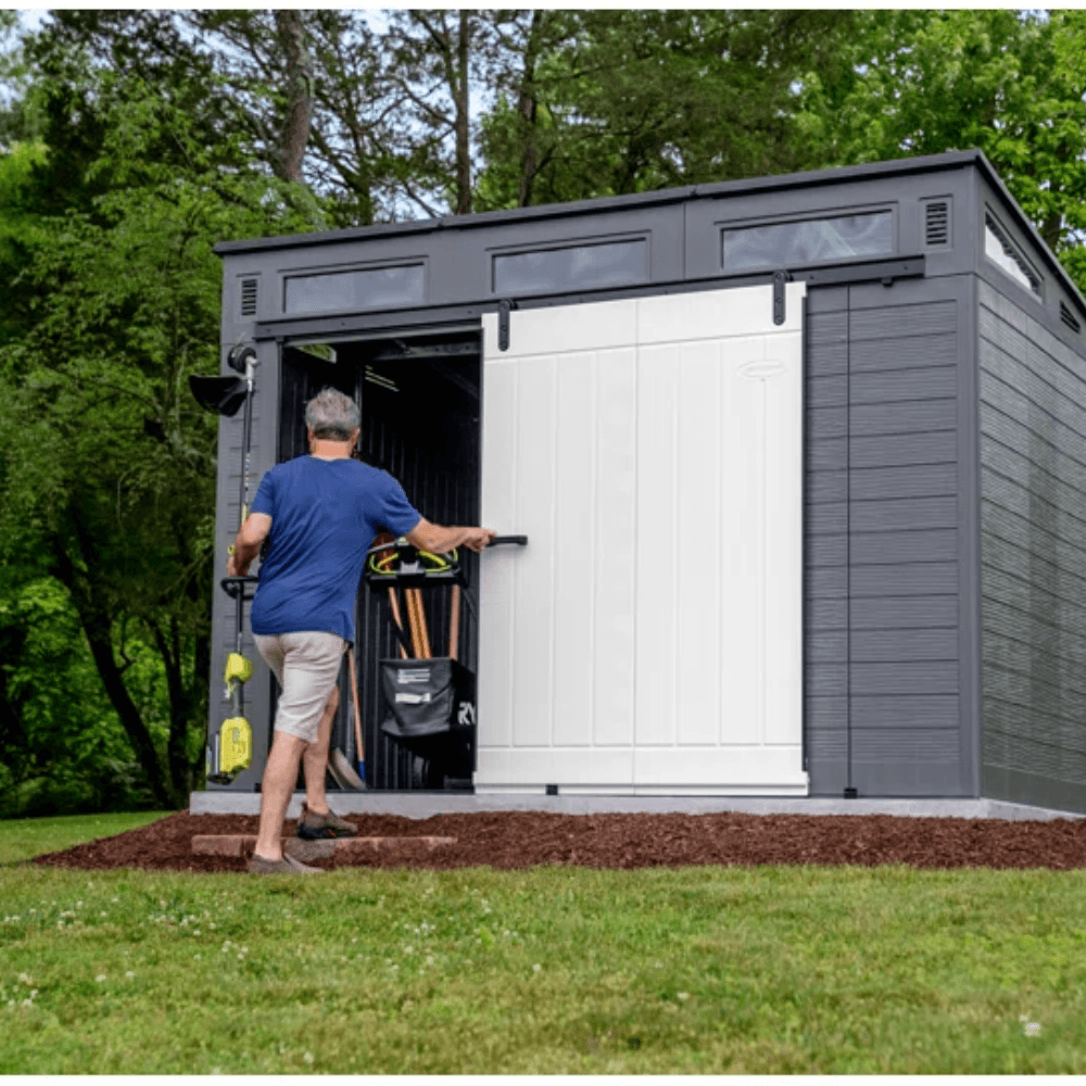 10 ft. x 7 ft. Barn Door Storage Shed - Image 7