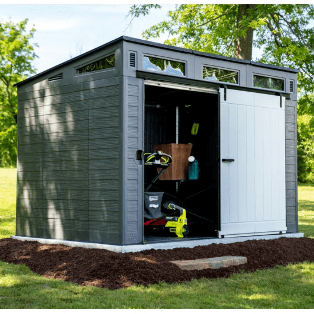 10 ft. x 7 ft. Barn Door Storage Shed - Image 8