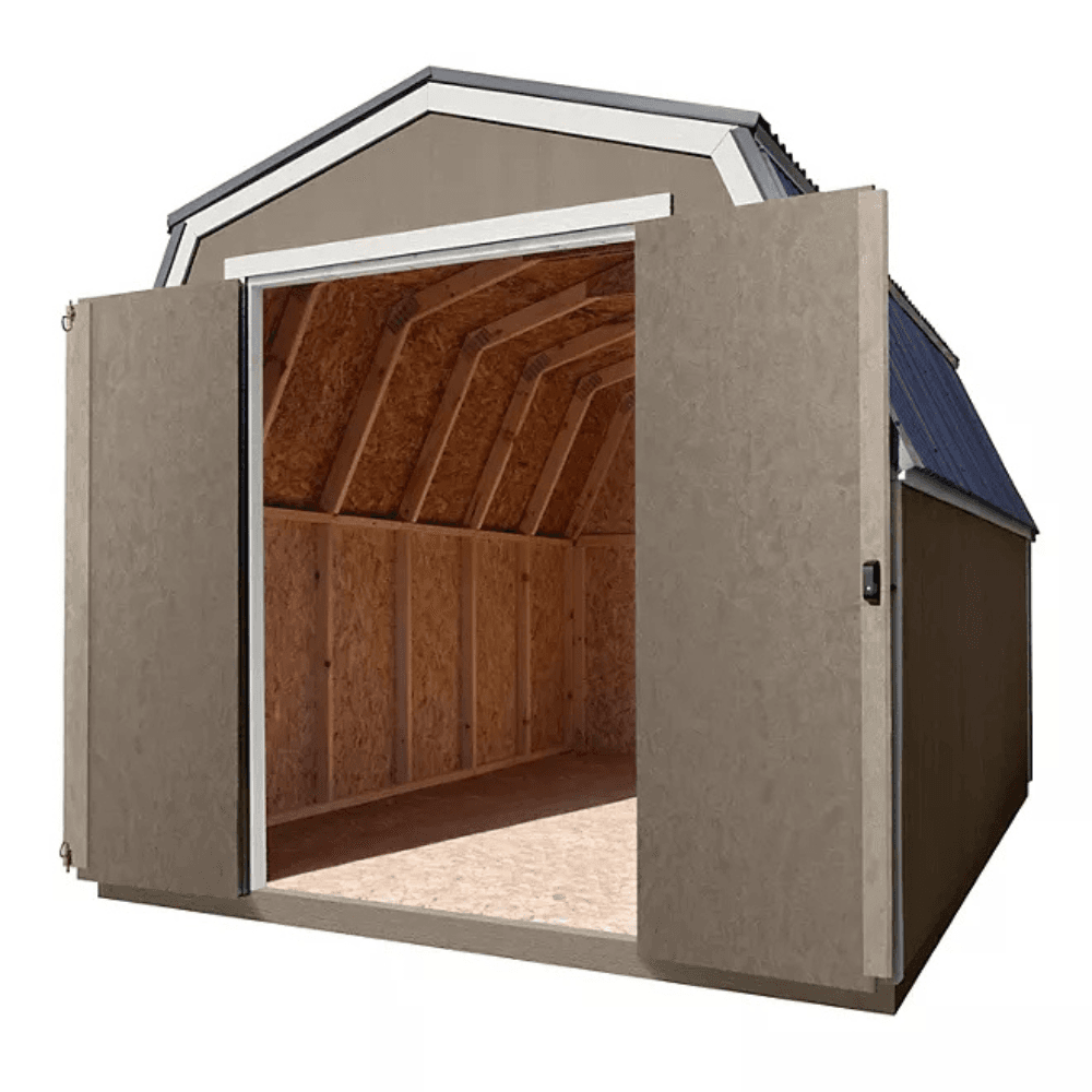 Ontario 8′ x 12′ Outdoor Wood Shed - Image 2