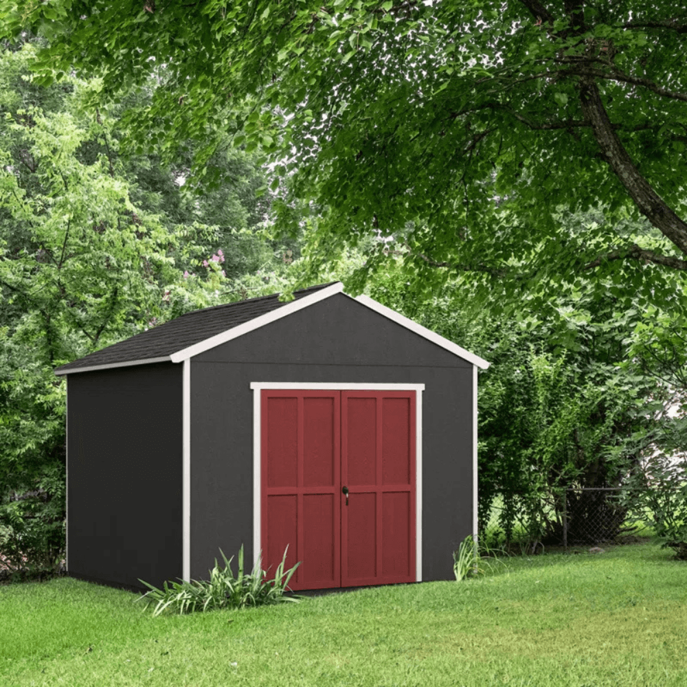 10 ft. W x 12 ft. D Wood Storage Shed With Floor - Image 9