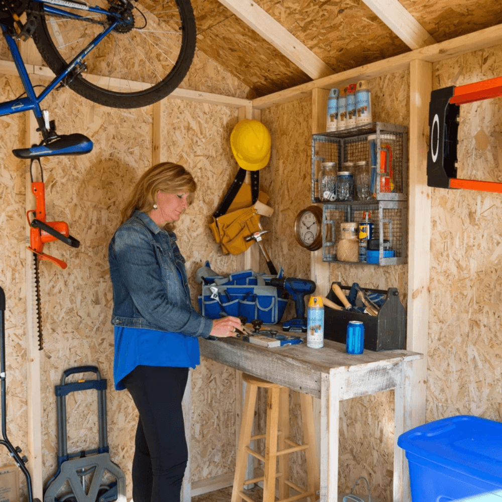 12 ft. W x 16 ft. D Wood Storage Shed - Image 4