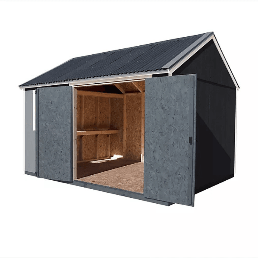 12′ x 10′ Outdoor Wood Shed - Image 12