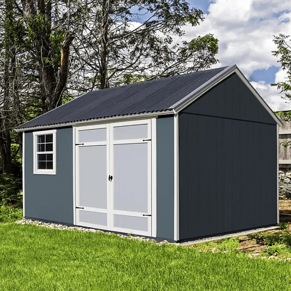 12′ x 10′ Outdoor Wood Shed - Image 2