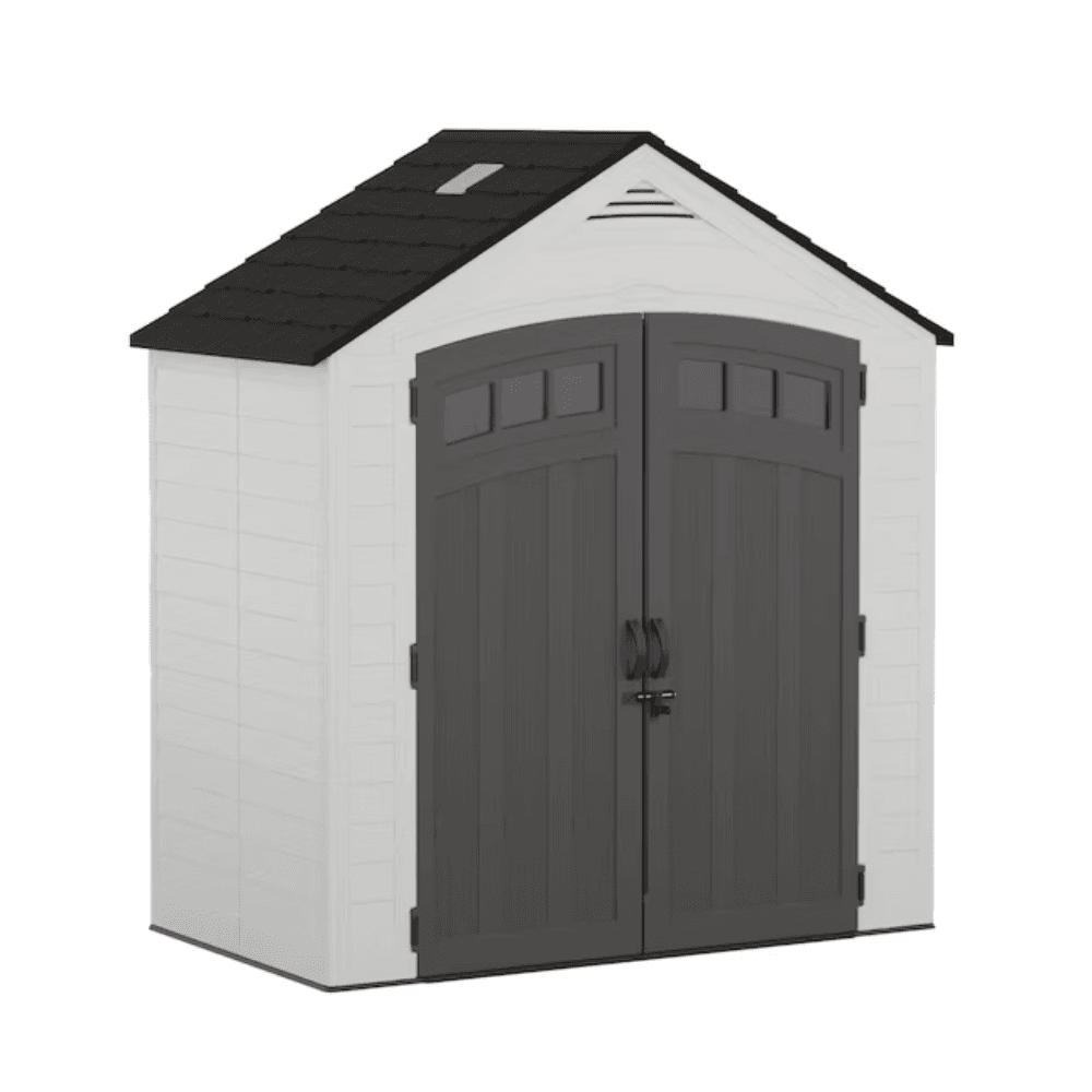 7-ft x 4-ft Resin Storage Shed (Floor Included)