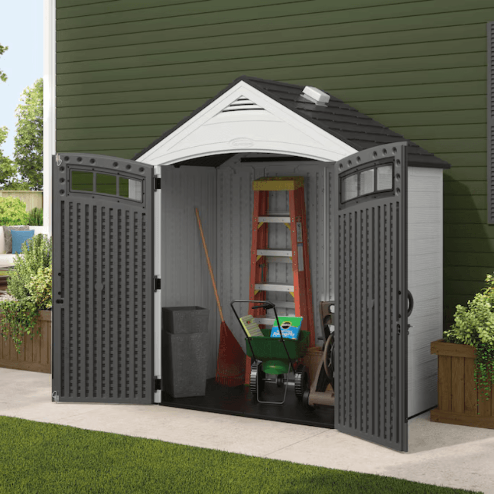 7-ft x 4-ft Resin Storage Shed (Floor Included) - Image 3