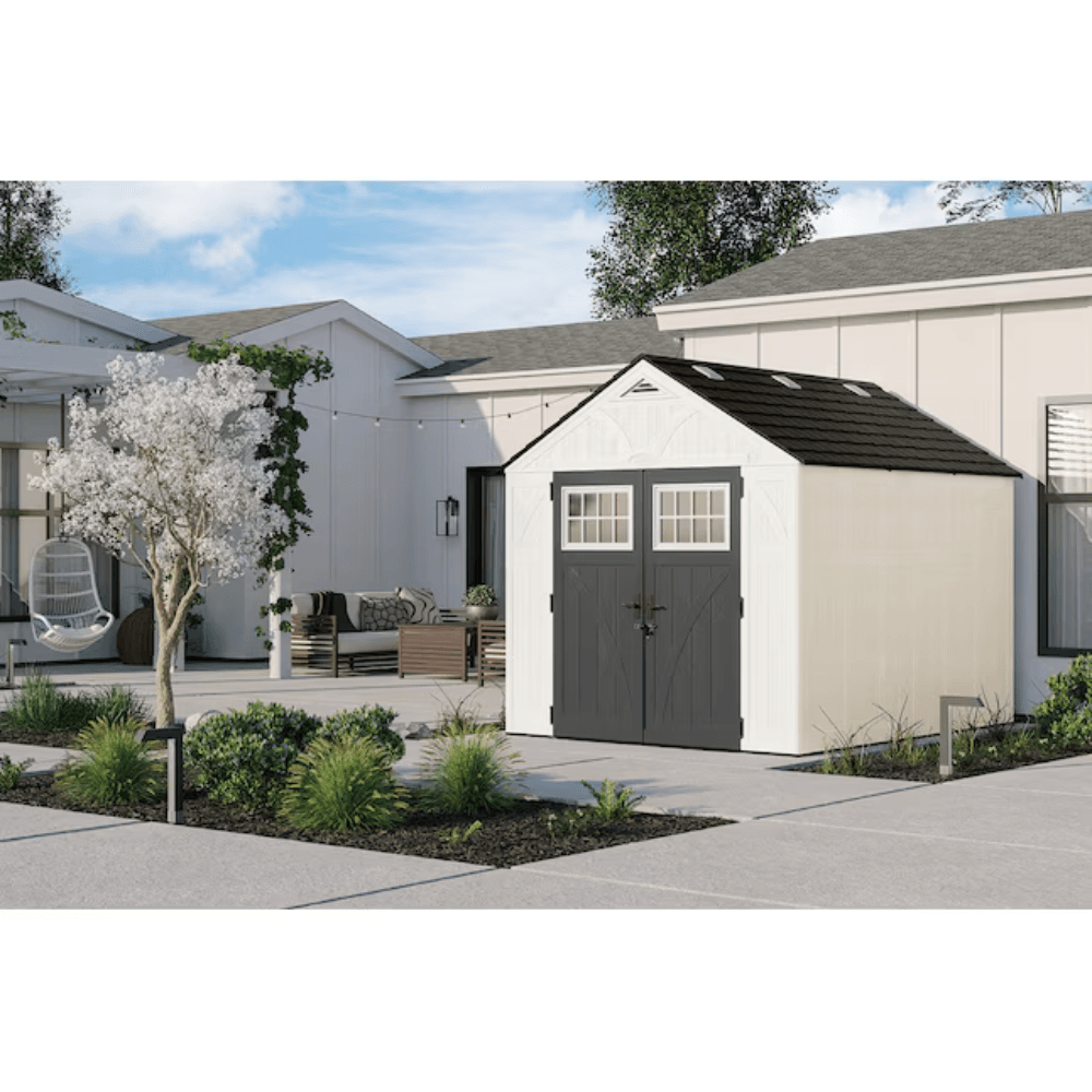 8-ft x 10-ft Resin Storage Shed (Floor Included) - Image 2