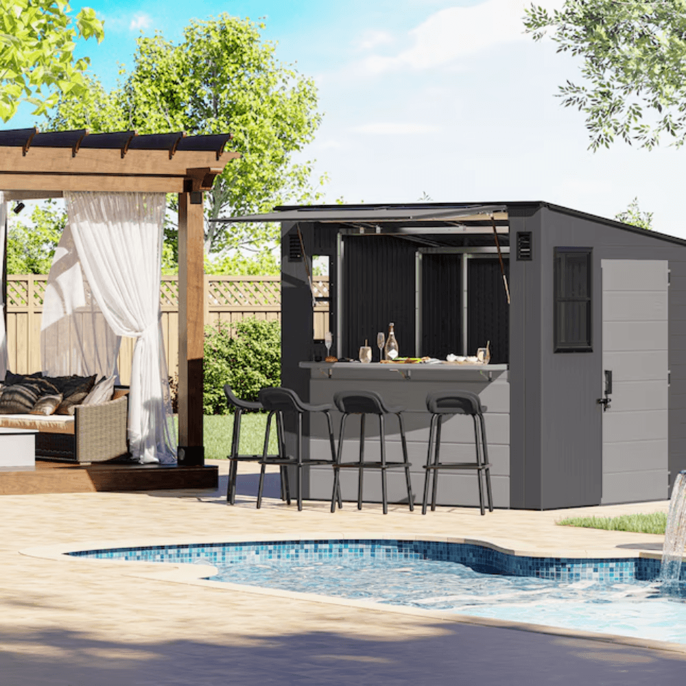 Shed 8 ft. x 7 ft. Resin Storage Shed (Floor Included) - Image 2