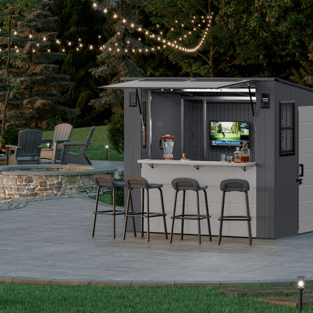Shed 8 ft. x 7 ft. Resin Storage Shed (Floor Included) - Image 6