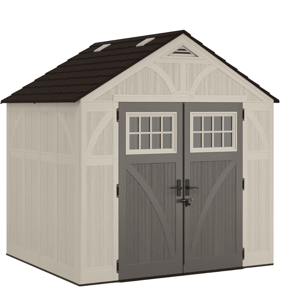 8 ft. W x 7 ft. D Resin Storage Shed BMS8700