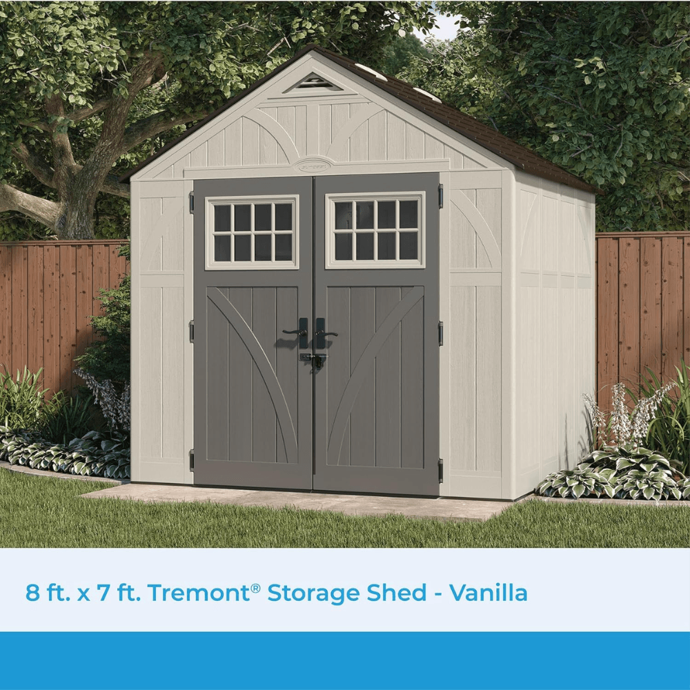 8 ft. W x 7 ft. D Resin Storage Shed BMS8700 - Image 2