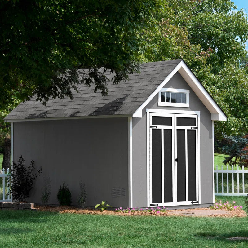 10 ft. W x 12 ft. D Wood Storage Shed With Floor - Image 8