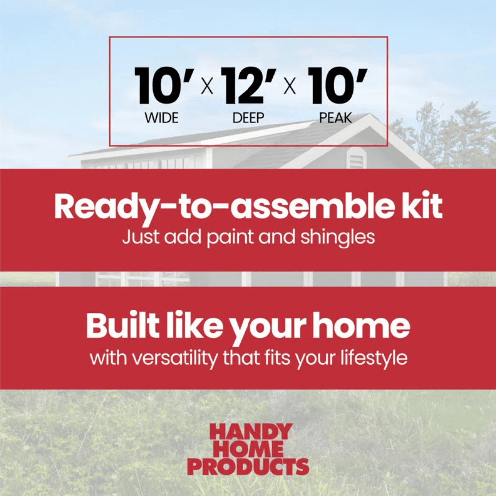 10 ft. W x 12 ft. D Storage Shed - Image 4