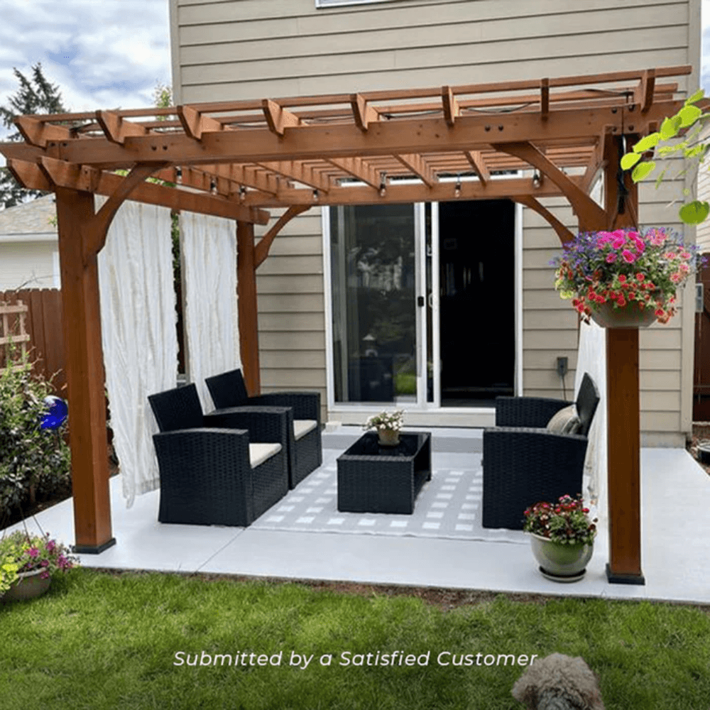 12′ x 10′ Cedar Pergola - Image 2