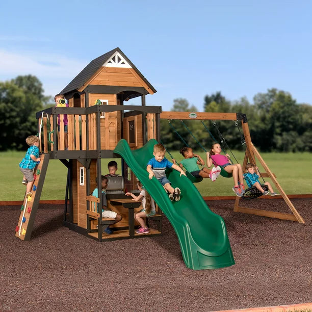 Wooden Swing Set - Image 2