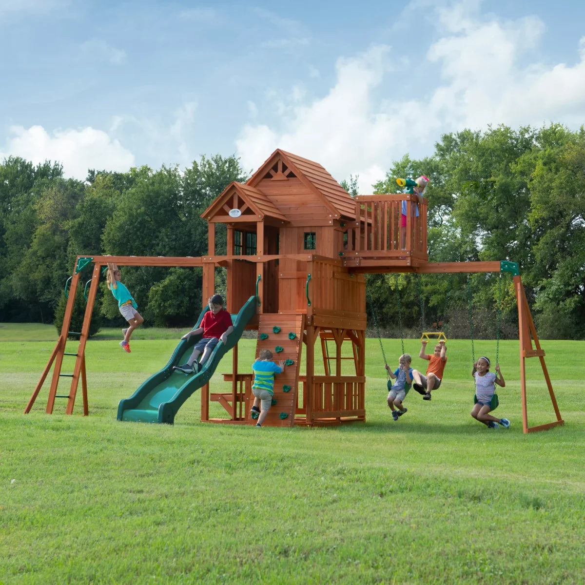 Wooden Swing Set - Image 2