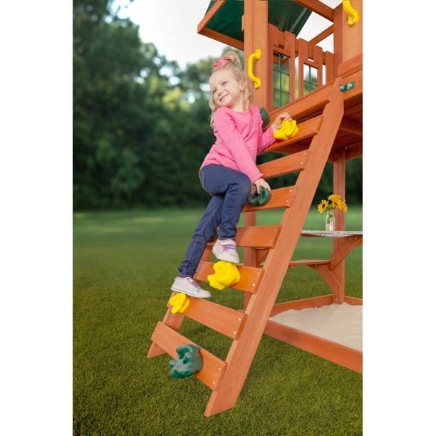 Cedar Cottage Wooden Swing Set - Image 2