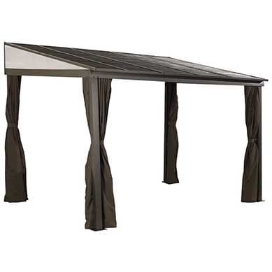 10 x 12 ft. Portland No.53 Wall Gazebo Steel Roof