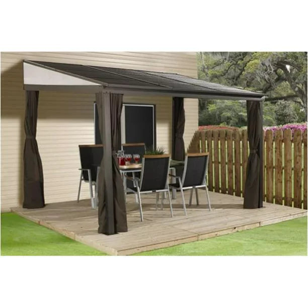 10 x 12 ft. Portland No.53 Wall Gazebo Steel Roof - Image 2