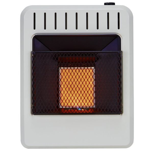 Reconditioned Dual Fuel Ventless Infrared Gas Space Heater - 10,000 BTU, T-Stat Control