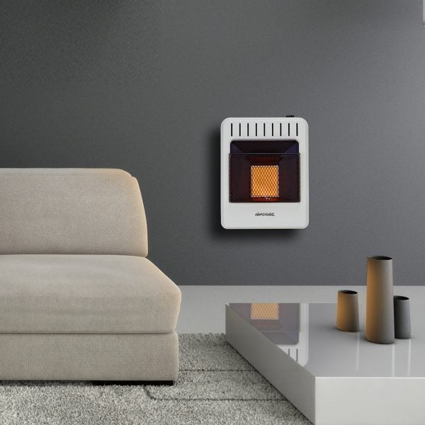 Reconditioned Dual Fuel Ventless Infrared Gas Space Heater - 10,000 BTU, T-Stat Control - Image 3