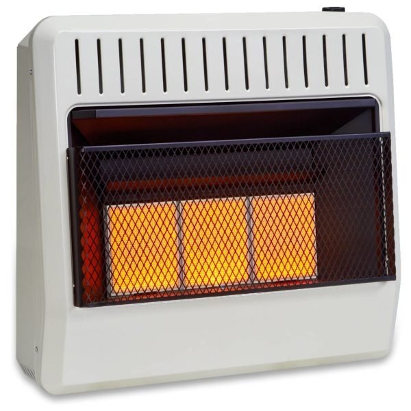 Reconditioned Dual Fuel Ventless Infrared Gas Space Heater - 30,000 BTU, T-Stat Control - Image 2