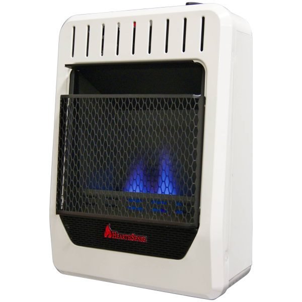 Factory Reconditioned Blue Flame Gas Heater - 10,000 BTU, Dual Fuel