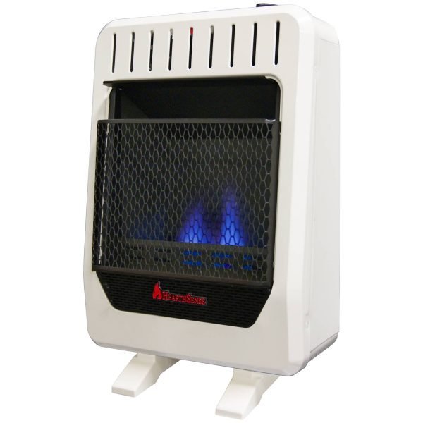 Factory Reconditioned Blue Flame Gas Heater - 10,000 BTU, Dual Fuel - Image 4