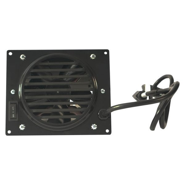 Fan Blower for MU Style Mini Hearth Gas Space Heaters - Black Finish
