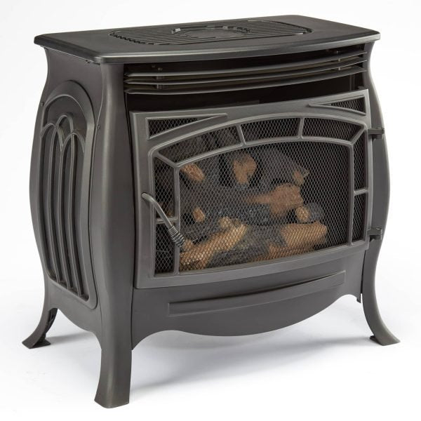 Dual Fuel Ventless Gas Stove - 26,000 BTU, Remote Control, Matte Black Finish - Image 7