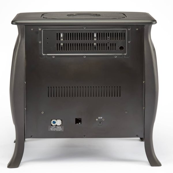 Dual Fuel Ventless Gas Stove - 26,000 BTU, Remote Control, Matte Black Finish - Image 9