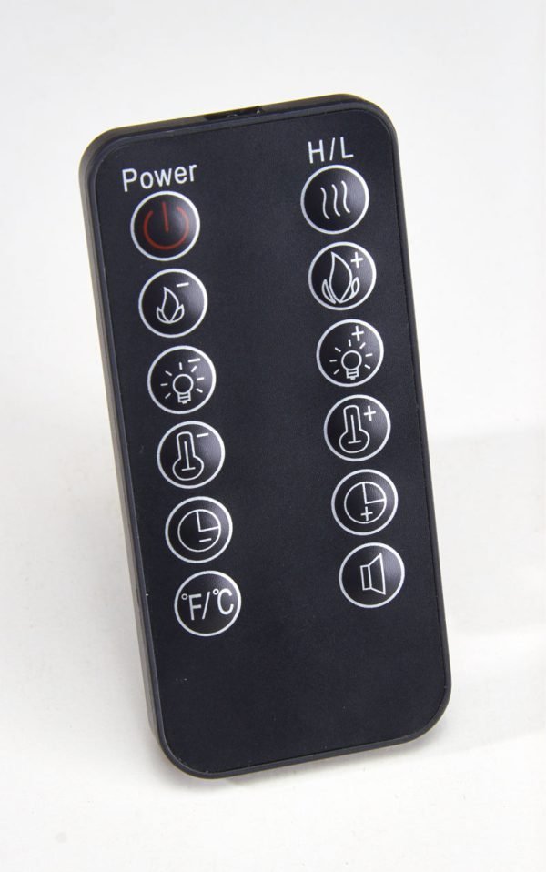 Full Size Electric Fireplace - Remote Control, Apple Spice Finish - Image 7