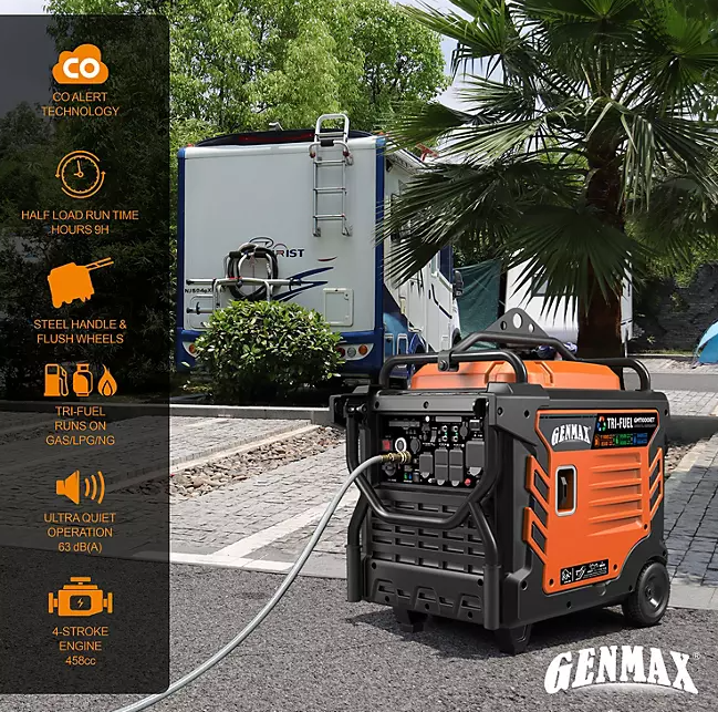 PORTABLE INVERTER GENERATOR 11000W TRI-FUEL - Image 3