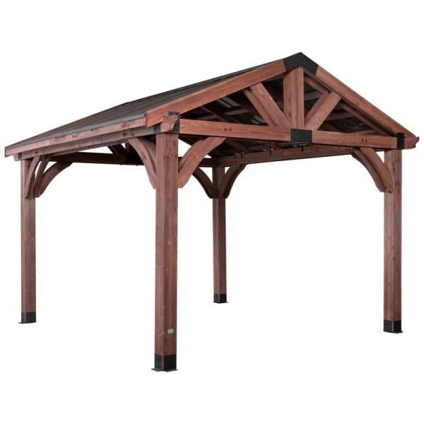 12′ X 12′ Solid Wood Patio Gazebo - Image 6