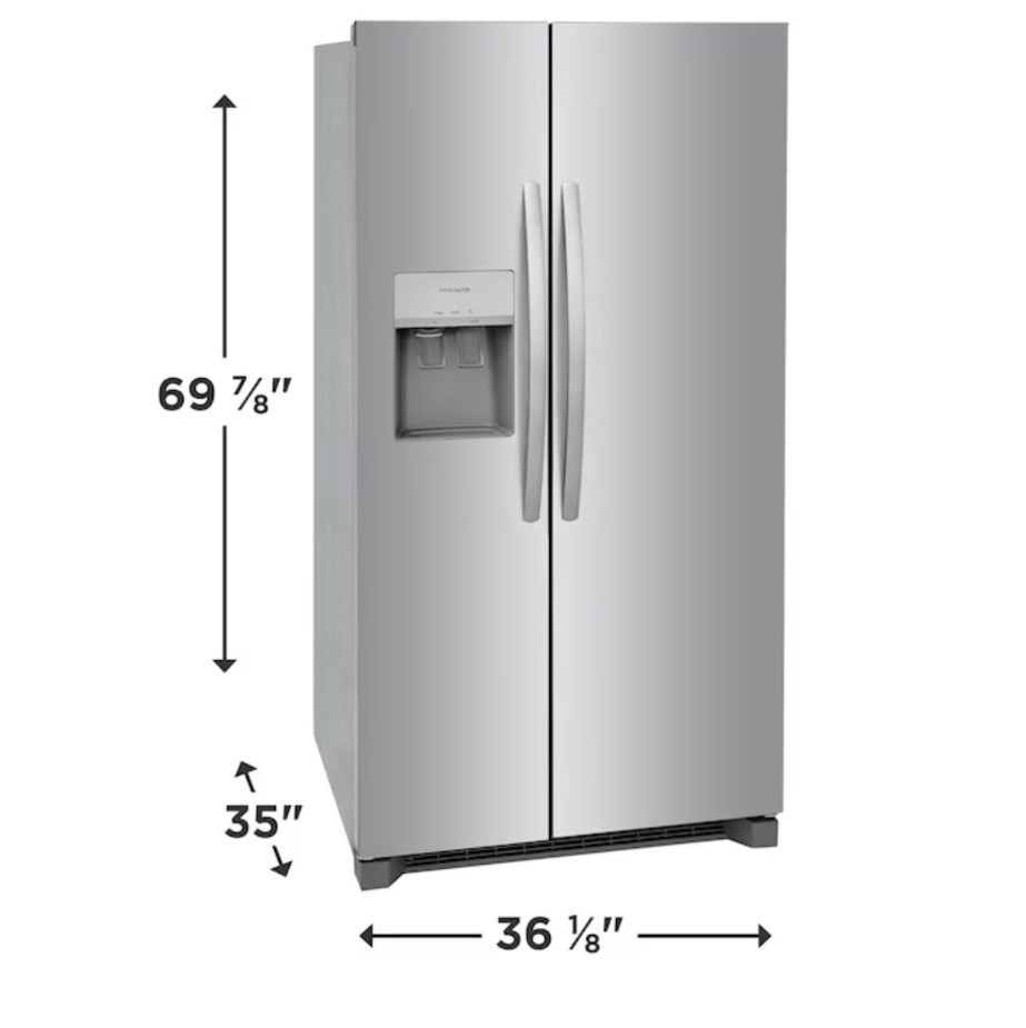 36-Inch Side-by-Side Refrigerator - Image 3