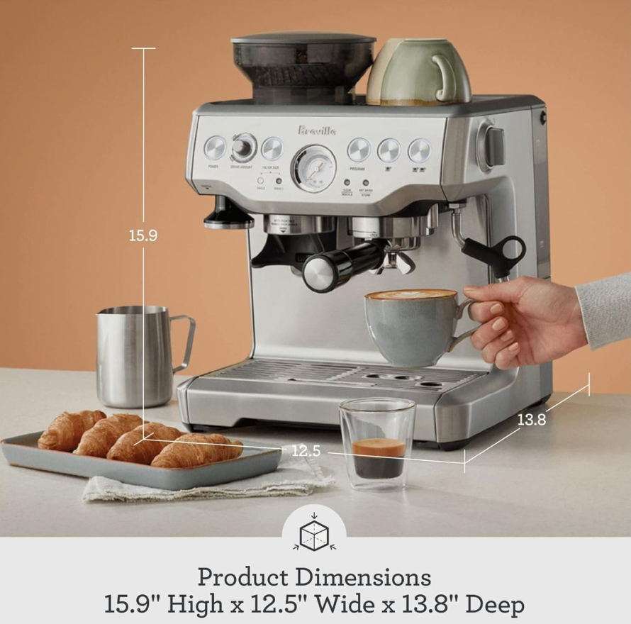 Brushed Stainless Steel | From Beans to Espresso in Under a Minute - Image 3