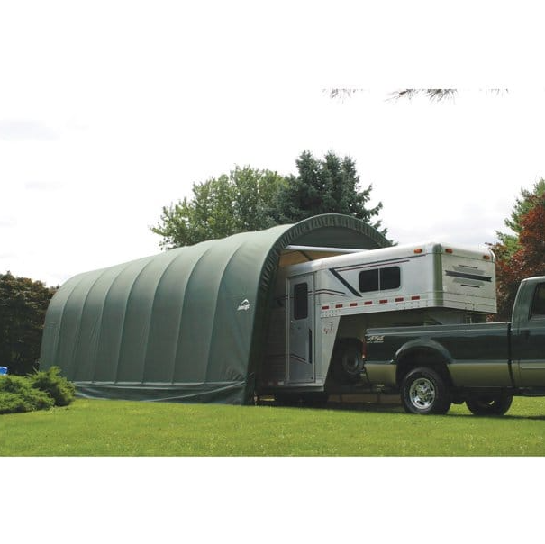 15 x 28 x 12 Round Top Shelter - Image 2