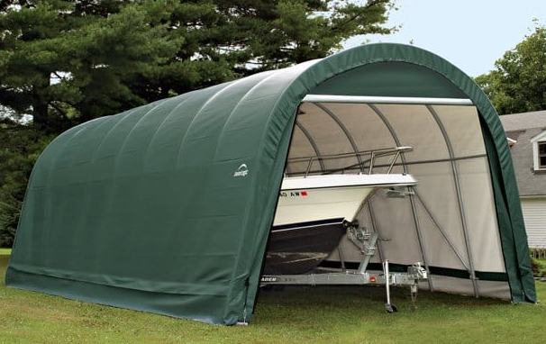 15 x 28 x 12 Round Top Shelter - Image 4