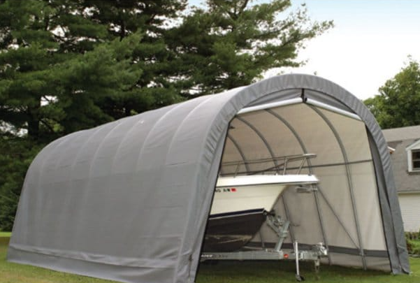 15 x 28 x 12 Round Top Shelter - Image 5