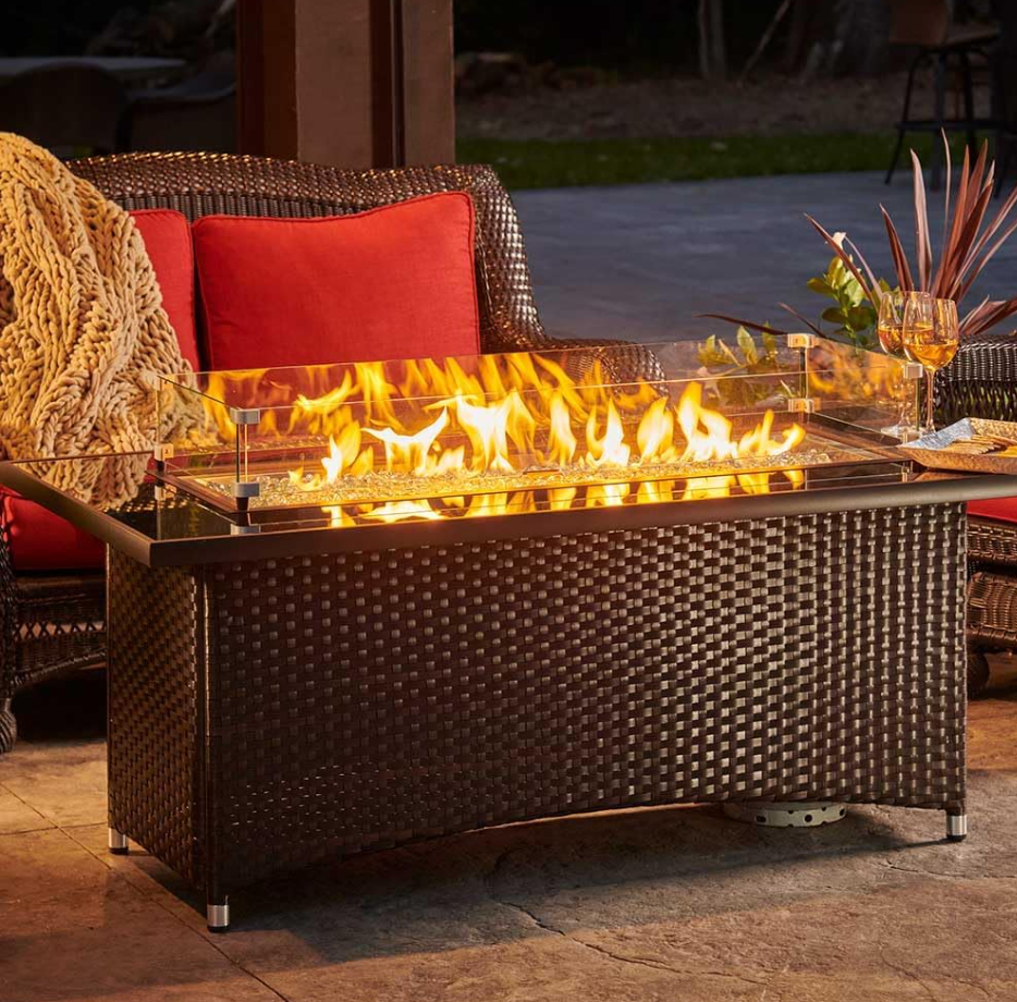 59-Inch Linear Propane Gas Fire Pit Table - Image 2