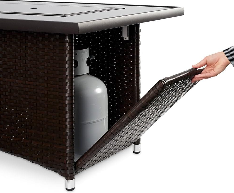 59-Inch Linear Propane Gas Fire Pit Table - Image 3