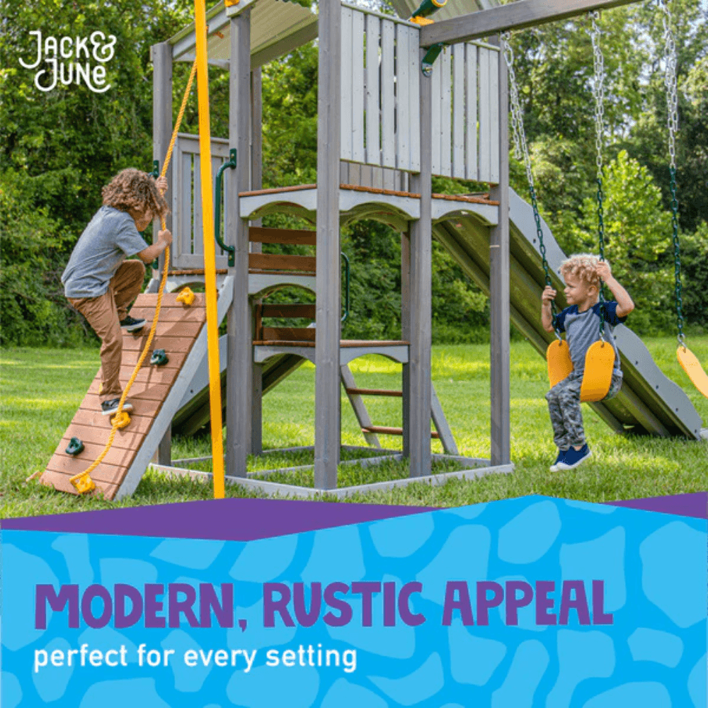 Wooden Swing Set - Image 6