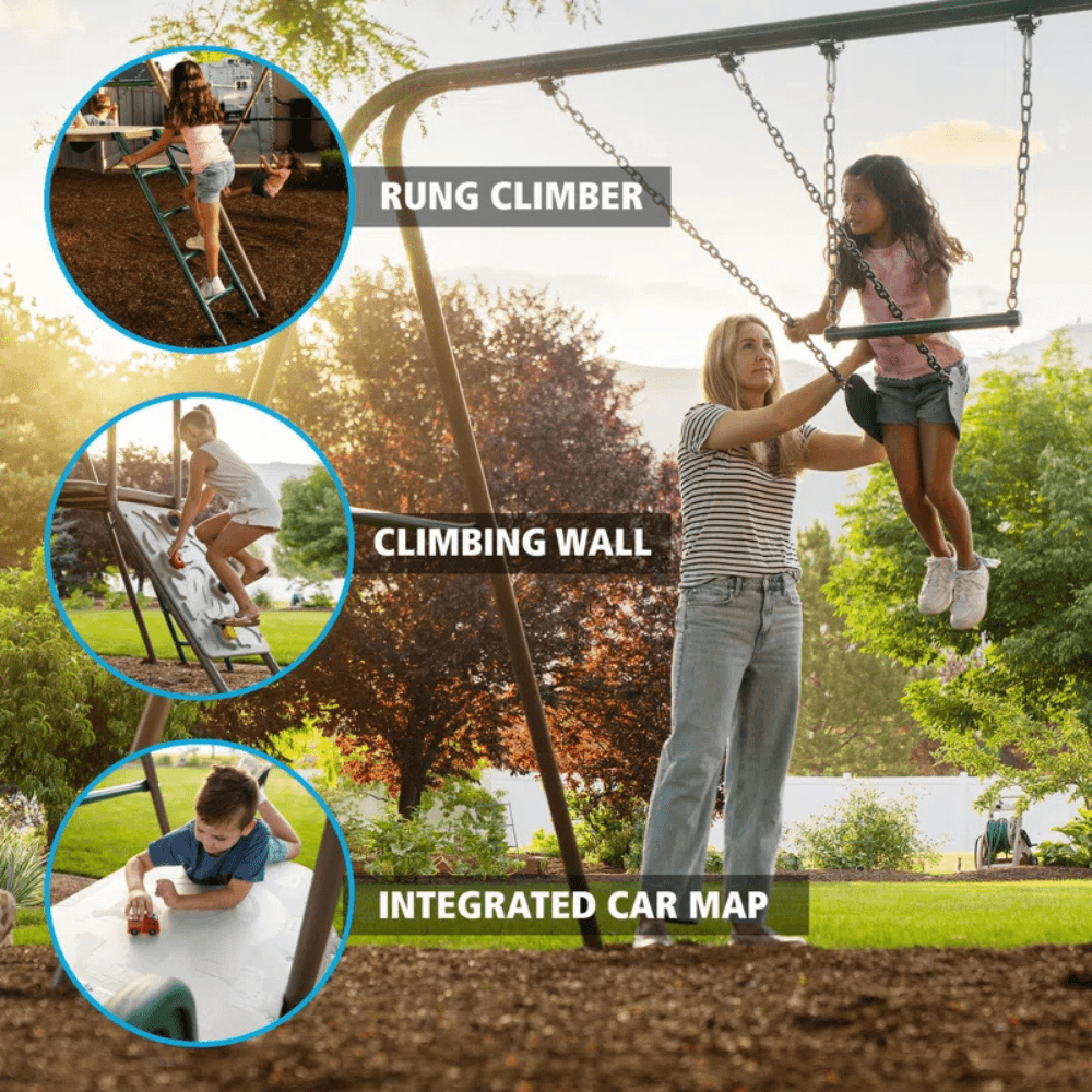 Climb & Slide Playset - Ultimate Backyard Fun for Kids