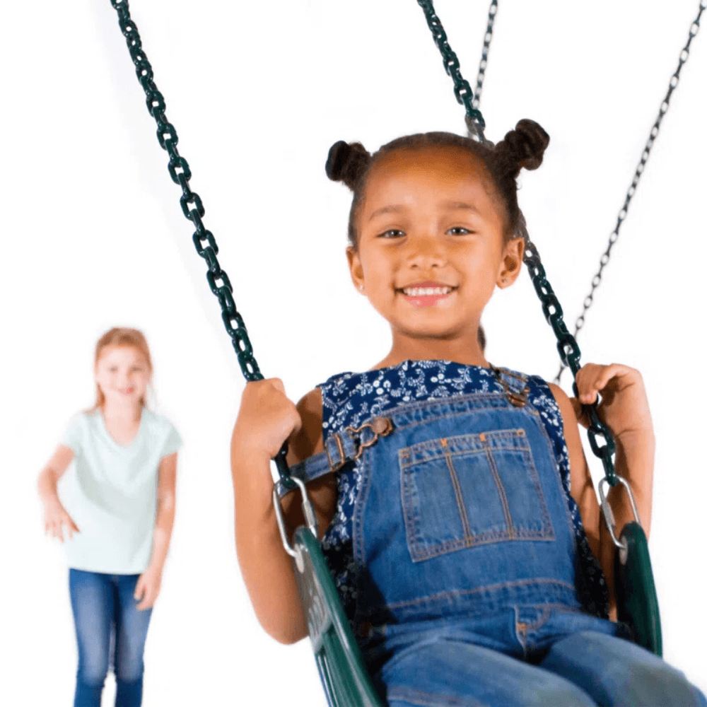 10′ Heavy Duty Swing Set with Warranty on 6′ Double Wall Slide - Image 5