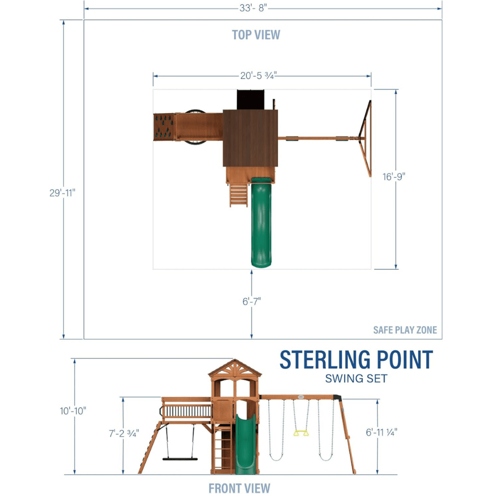 Sterling Point Swing Set - A Backyard Playground for Endless Adventure - Image 6