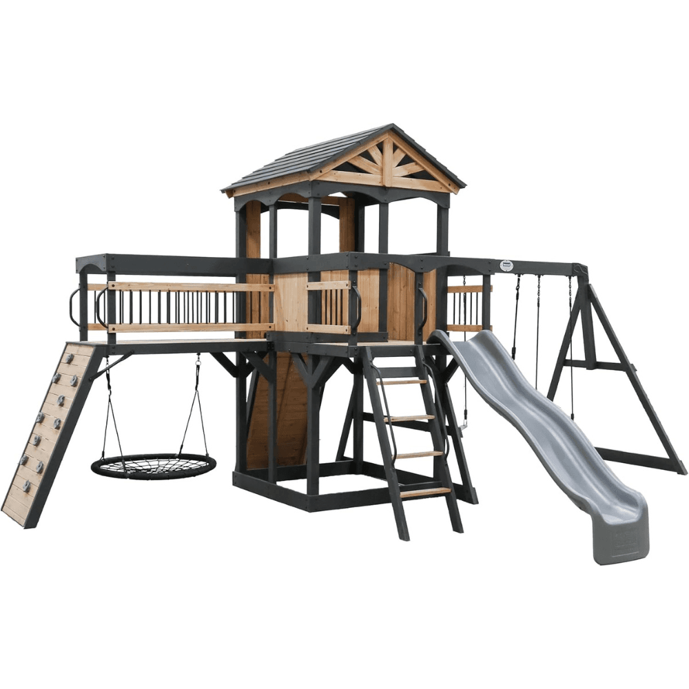 Timber Crossing Swing Set - Adventure Meets Stunning Design - Image 8