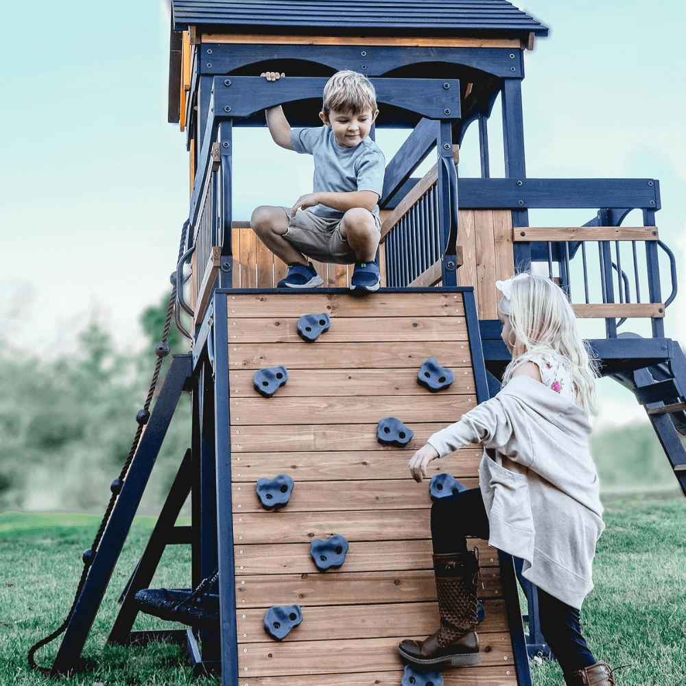 Timber Crossing Swing Set - Adventure Meets Stunning Design - Image 3