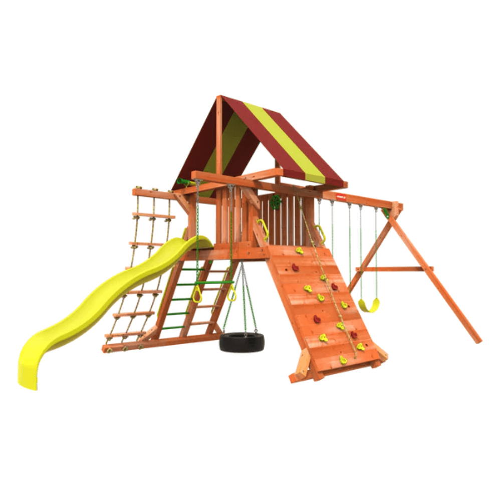 Woodplay Tiger Tower Combo A - Premium Wooden Swing Set for Endless Backyard Fun - Image 2