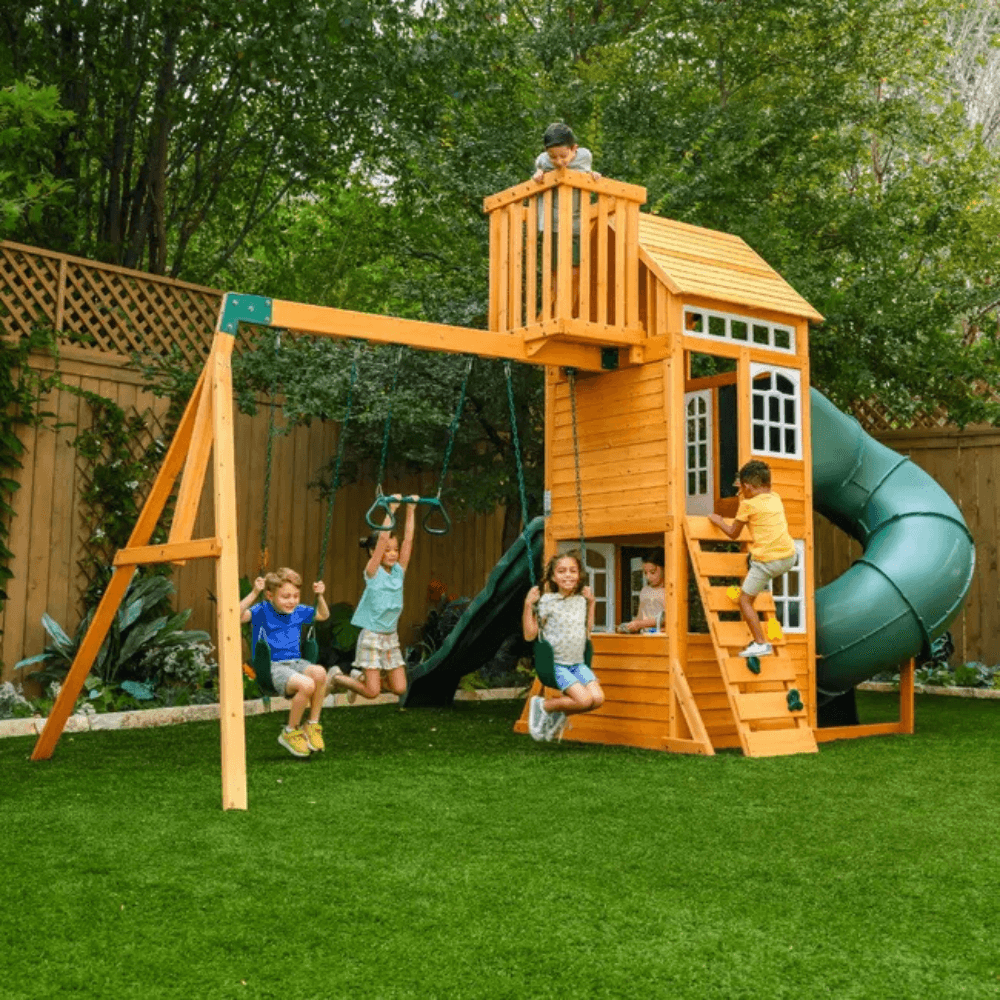Wooden Swing Set - Image 2