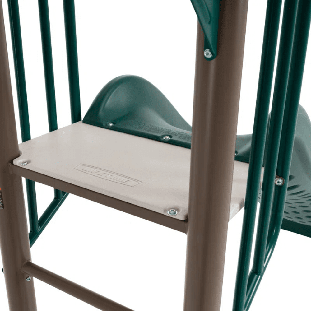 Powder Coated Steel Swing Set with 4 Swing(s), 1 Slide(s) - Image 12