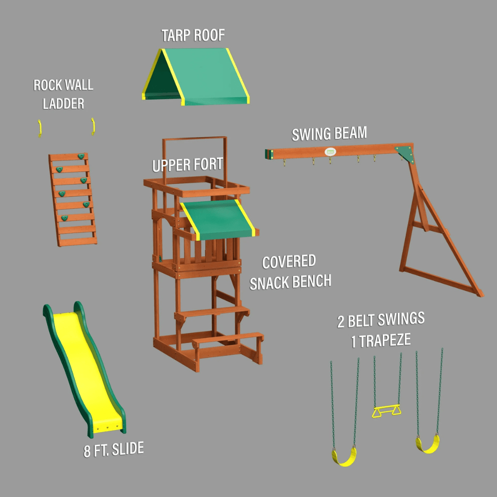Tucson Swing Set - Big Fun in a Compact Design - Image 7